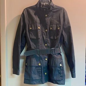 Womens Banana Republic Trench Black Size 14